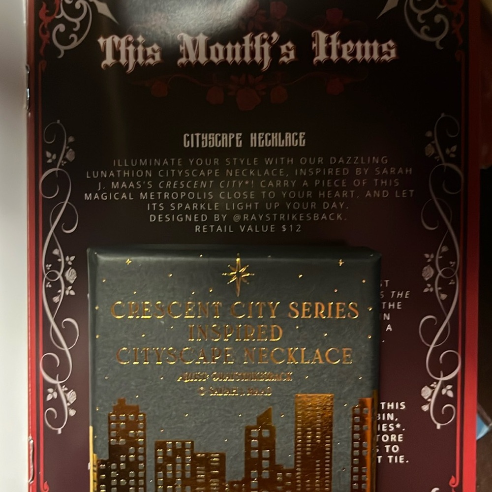 Crescent City Cityscape necklace